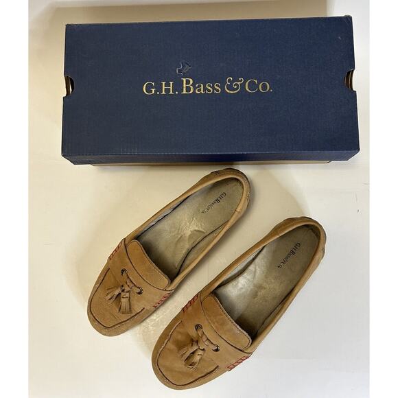 G.H. Bass & Co. Shoes - G.H BASS & CO Tasha Driving Loafer/Moccasin Tan Leather Women’s Size 7